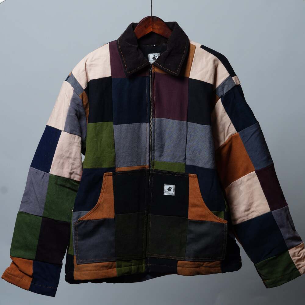 Upcycled Patchwork Jacket Size L
